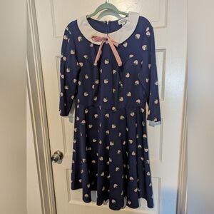 Unique vintage strawberry dress